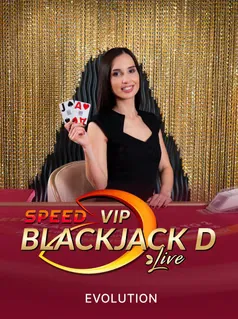 Meja live Speed Vip Blackjack D Live di Golden666